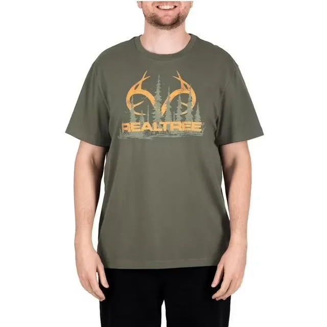 Realtree Mens Graphic T-Shirt Size S