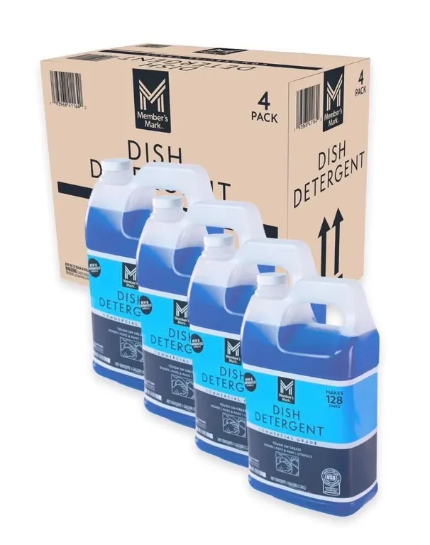 Commercial Grade Dish Detergent 1 Gallon 4pk