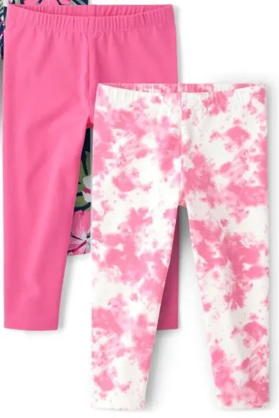 The Childrens Place Girls Capri Leggings S 2pk