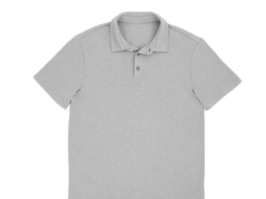 Mens Favorite Soft Polo Shirt Grey Large