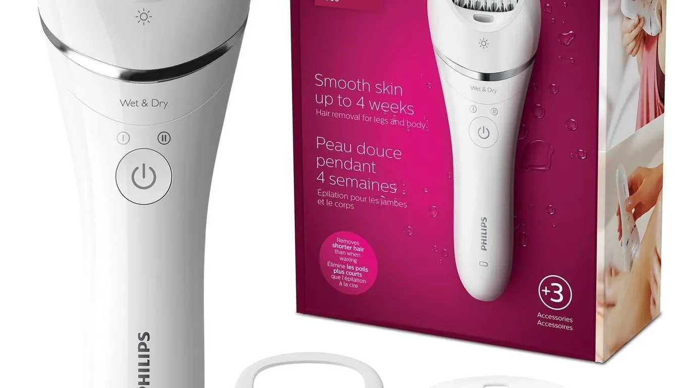 Philips BRE70004 Series 8000 Epilator 3pc Set