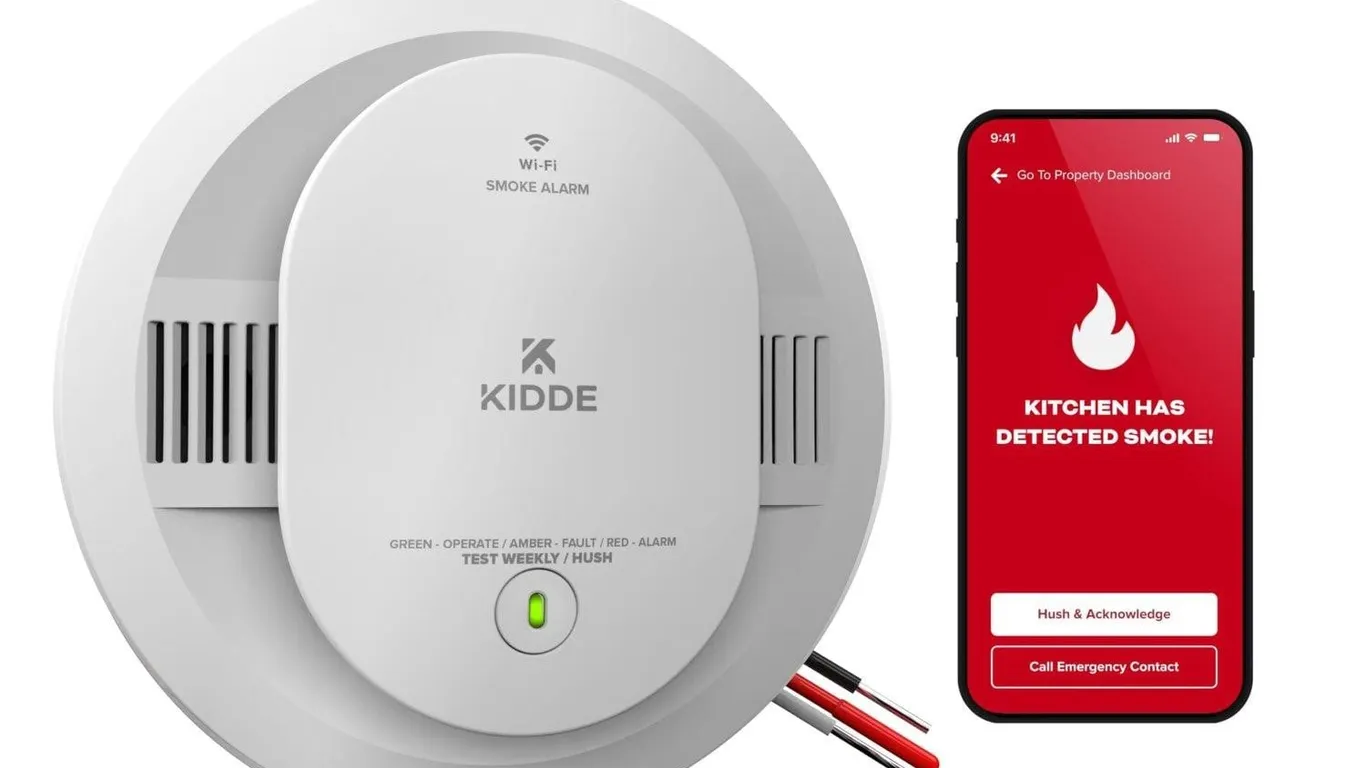 Kidde Smart Smoke Detector 5 Inch Hardwired