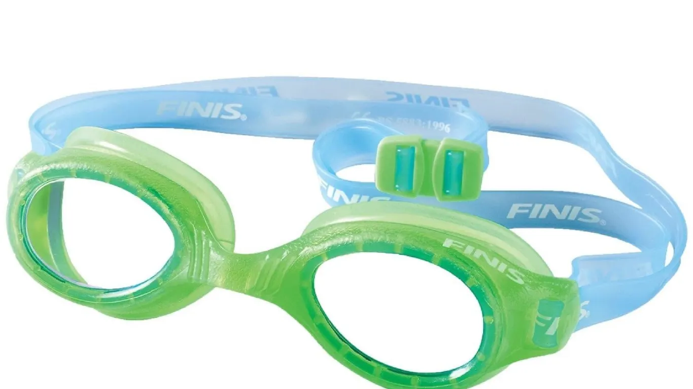 Finis H2 Jr. Swimming Goggles Ages 3-6 GreenClear