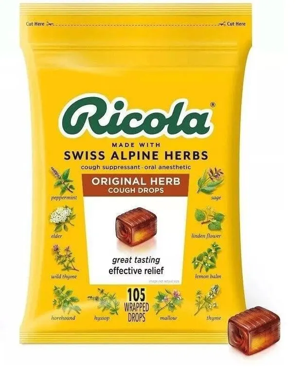 Ricola Original Natural Herb Cough Drops 105ct