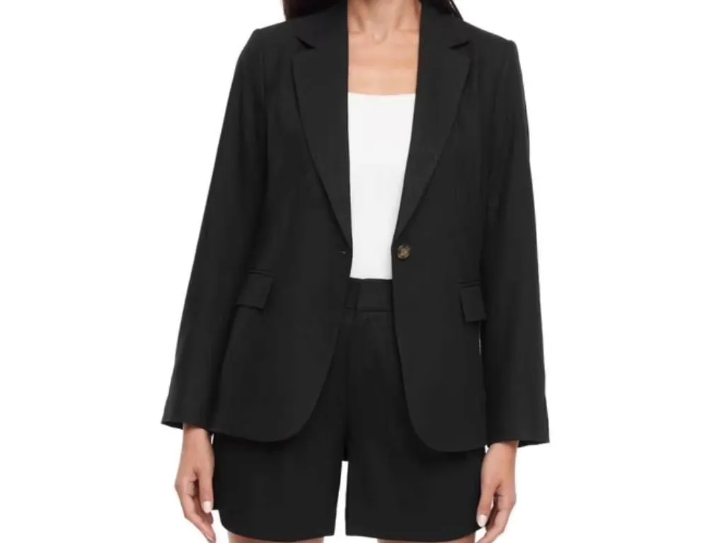 Express Linen Blend Blazer Womens Size M