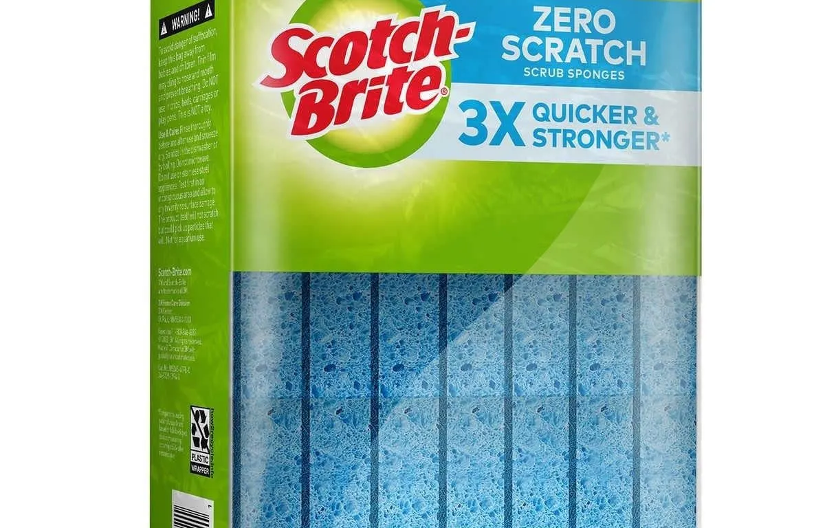 M Scotch-Brite Zero Scratch Scrub Sponges 24ct