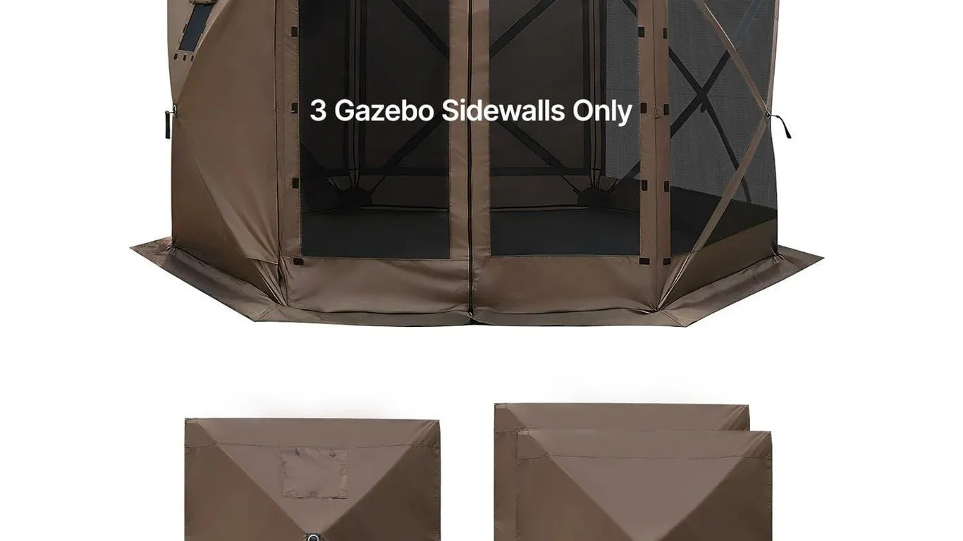 Vevor 12x12ft Gazebo Sidewalls 3-Piece Set