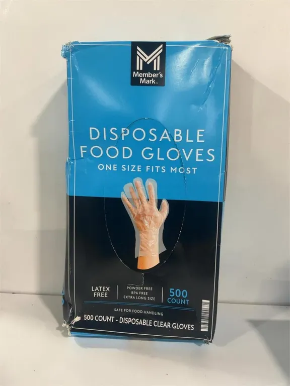Disposable Food Gloves Clear 500ct