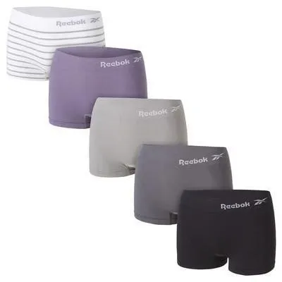 Reebok Seamless Boyshorts White Size M 5pk