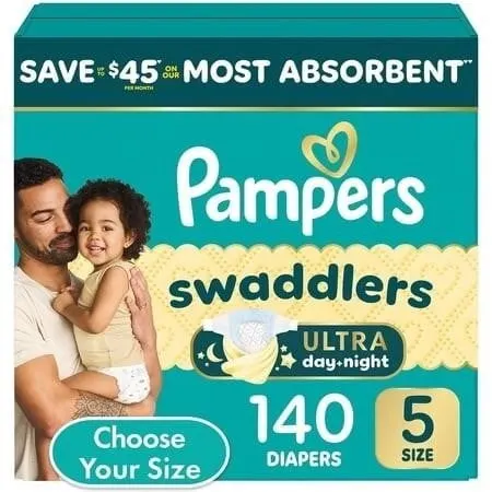 Pampers Swaddlers Diapers Size 5 140ct