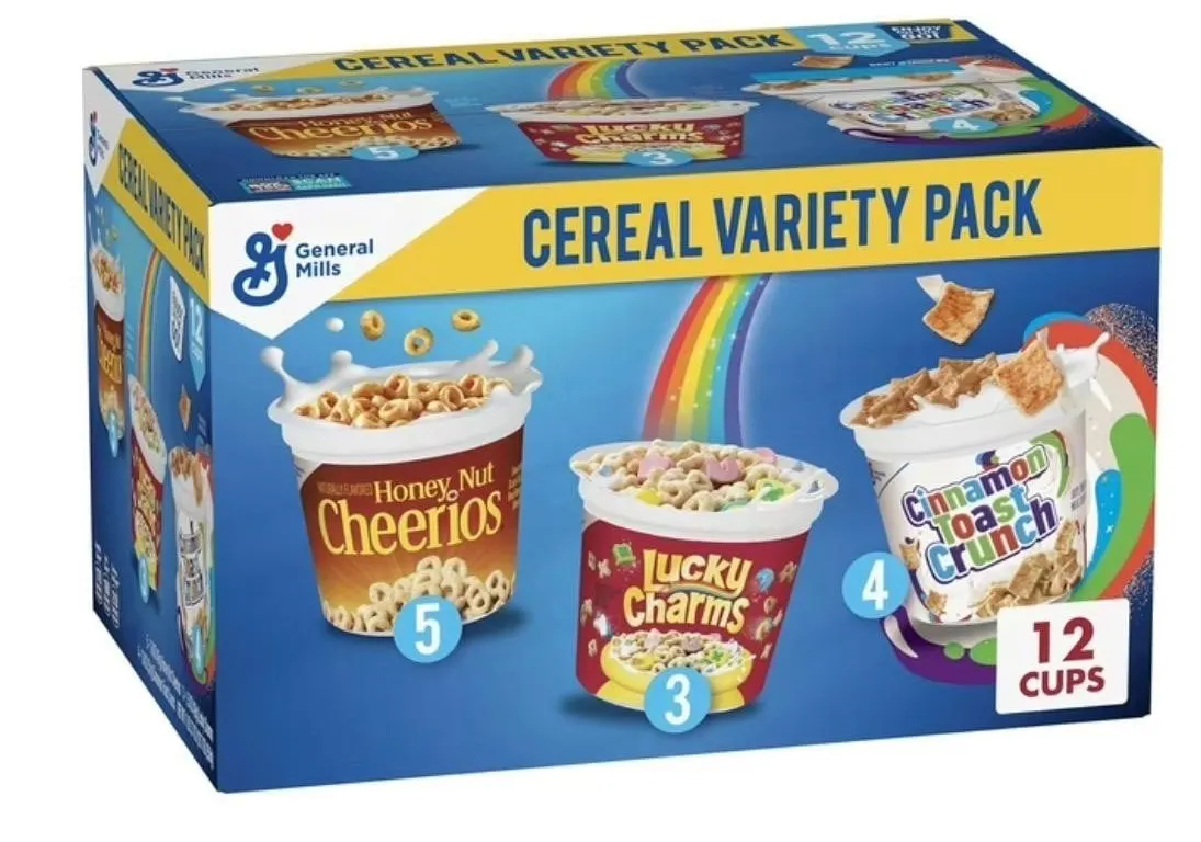 General Mills Cereal Cups 1.64oz 12pk