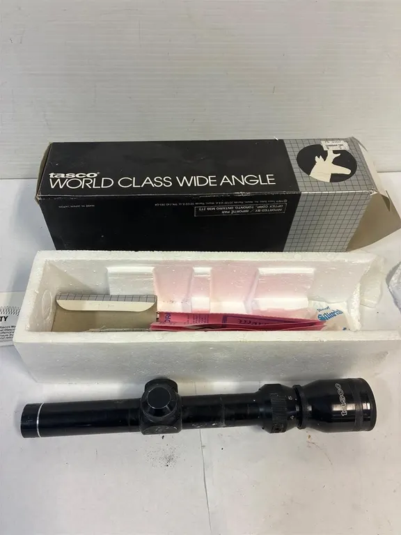 Tasco scope. Wide angle scope. Used. Appears good