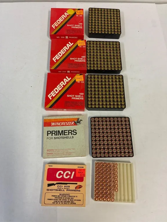 No 209 Primers for shotgun shells.