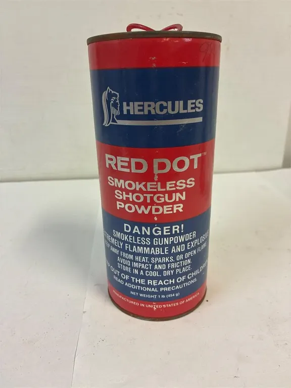 Red Dot smokeless shotgun Powder. Over 1/2 full