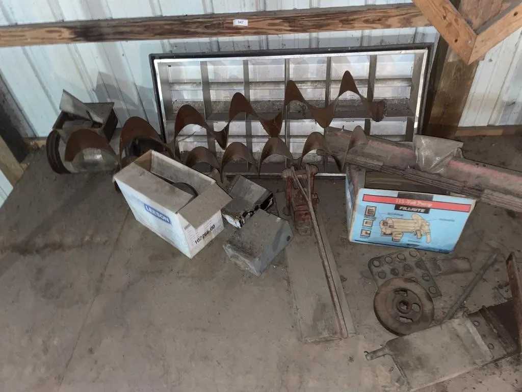 Scrap metal, motor, light cover