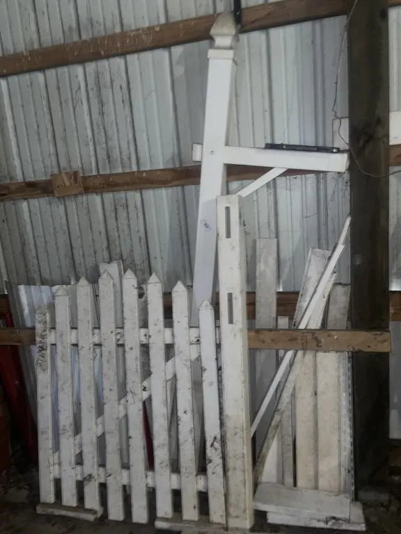 Plastic gates, siding, metal sheet