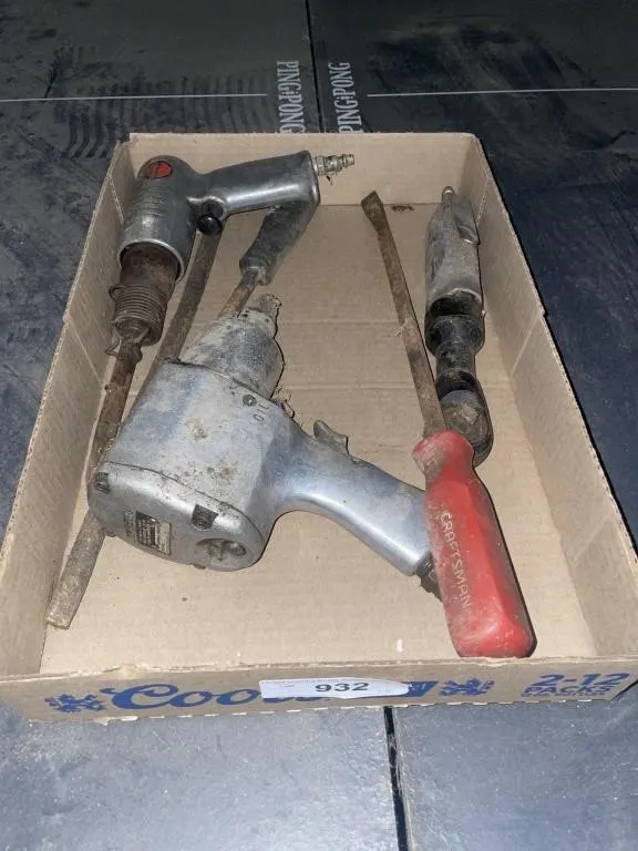 Air tools, prybars