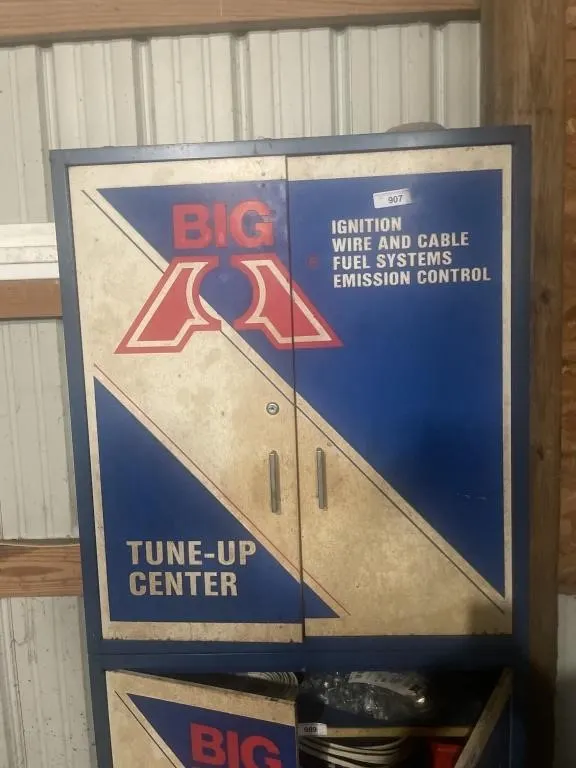 Big A metal cabinet - contents not included