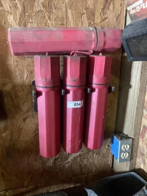 Welding rod containers with bracket & welding