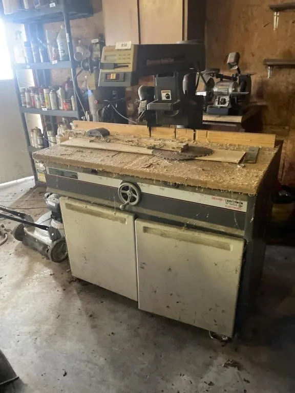 Sears craftsman electronic radial arm saw with