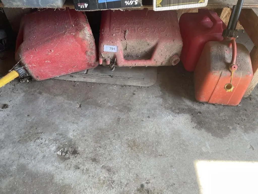Plastic gas jugs