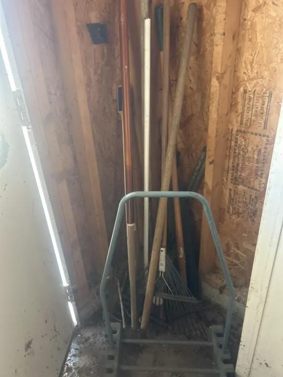 Garden tools and flag poles