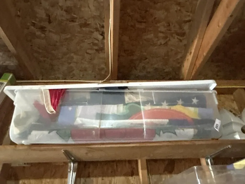 Tote with flags