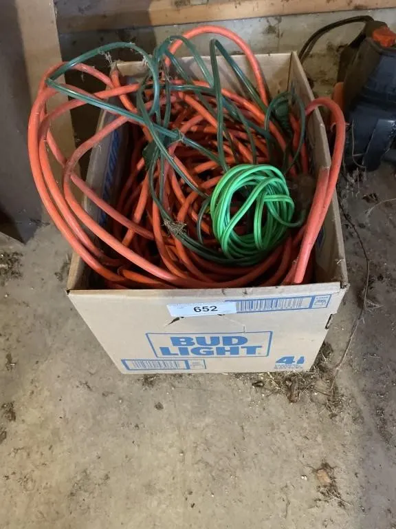 Box of extension cords