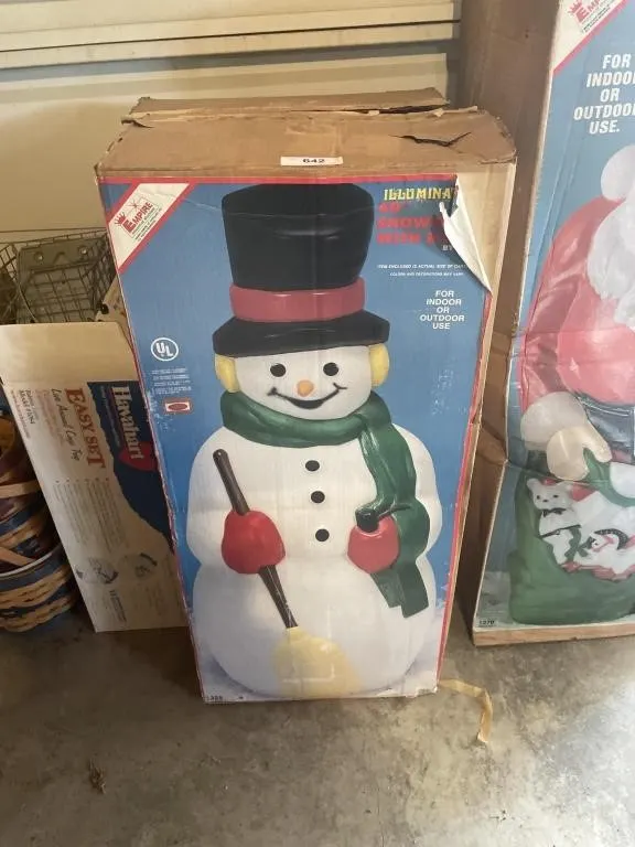 Large empire, blow mold snowman