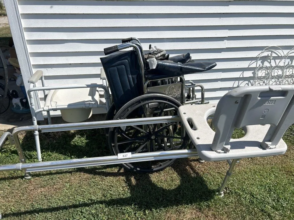 Medical supplies, wheelchair toilet