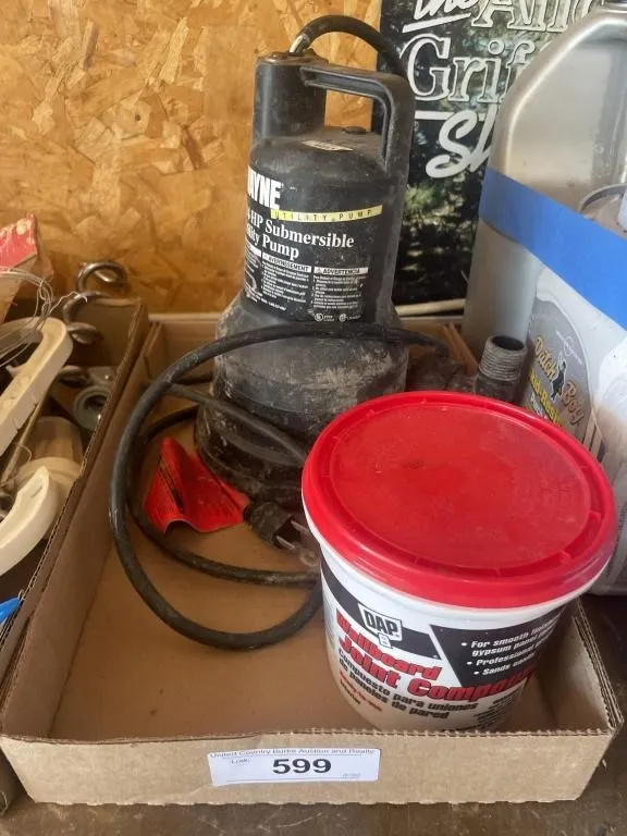 Wayne submersible utility pump joint compound