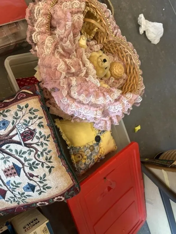 Bears and pillows