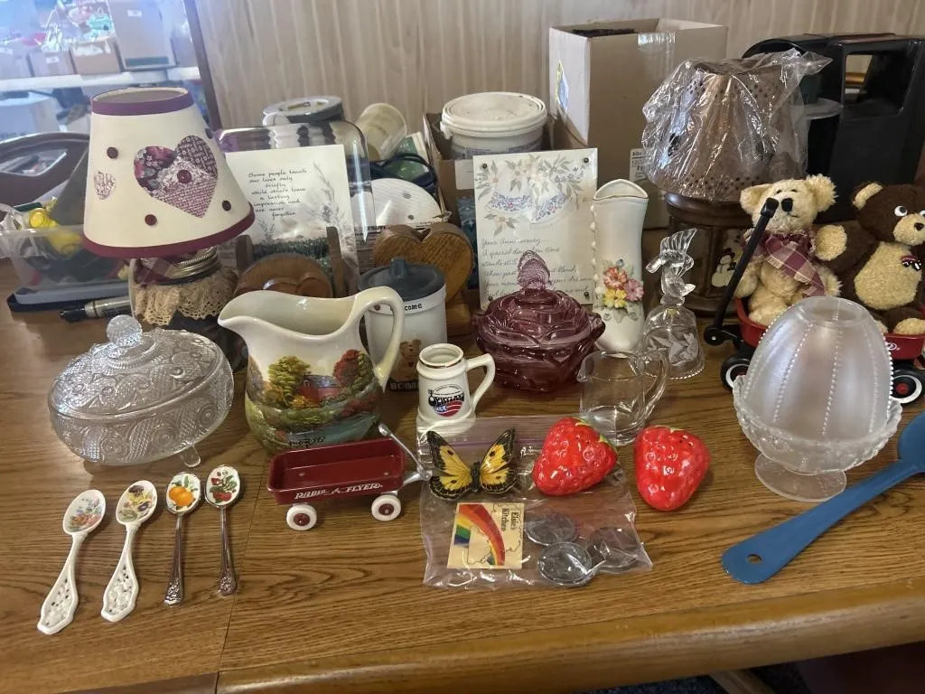 This & That. Salt & Pepper, Spoons, Candy Dish,