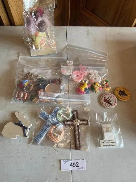 Magnet and buttons