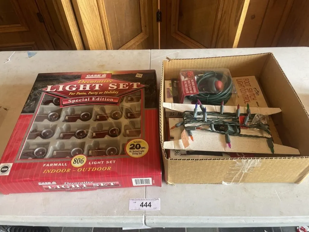 Case international lights, set Christmas lights