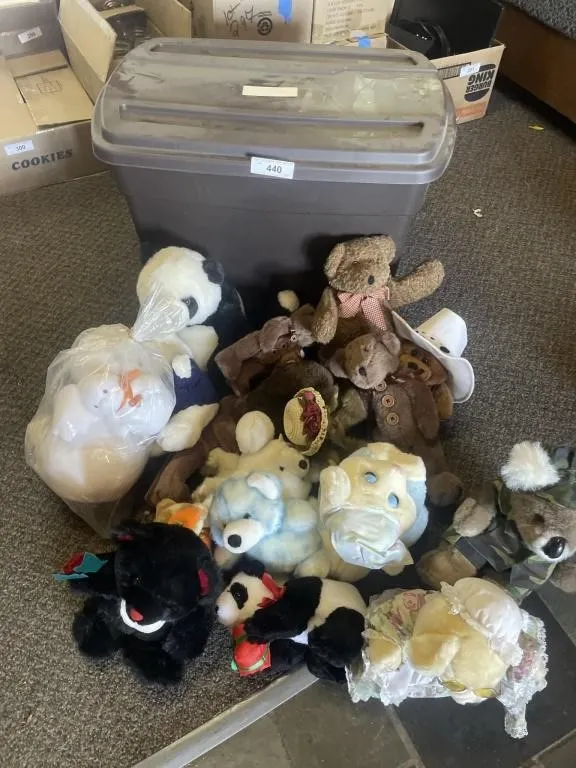 Stuffed bears, ghost & more
