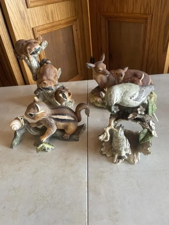 Vintage Homco wildlife figurines