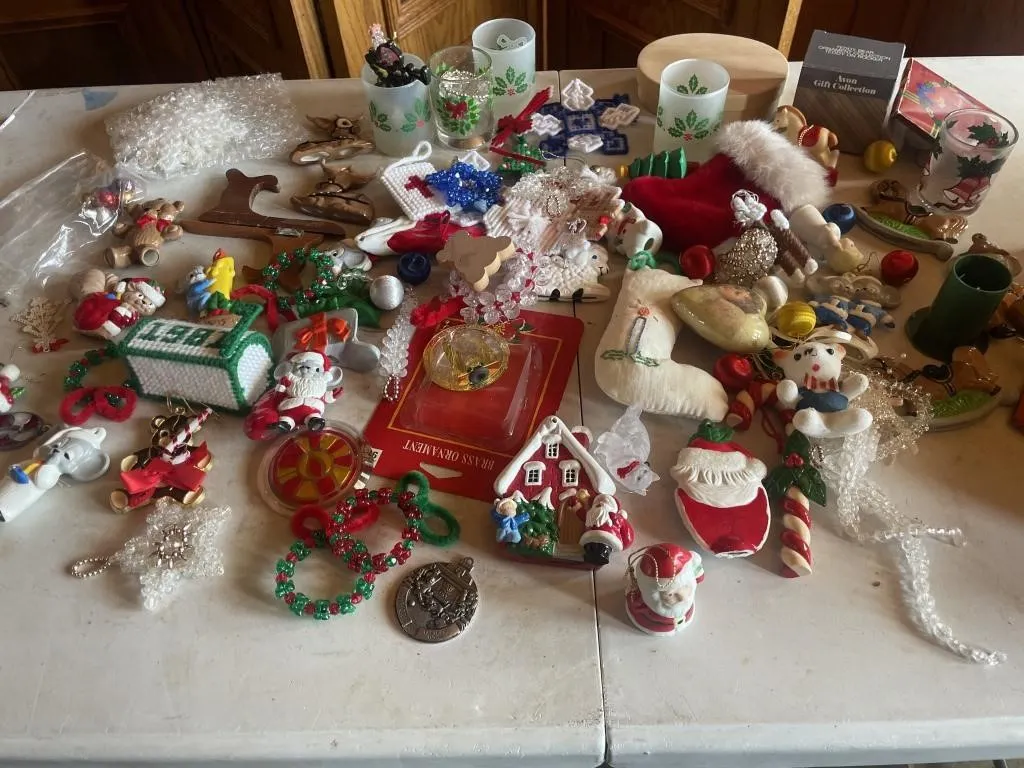Christmas ornaments and decor