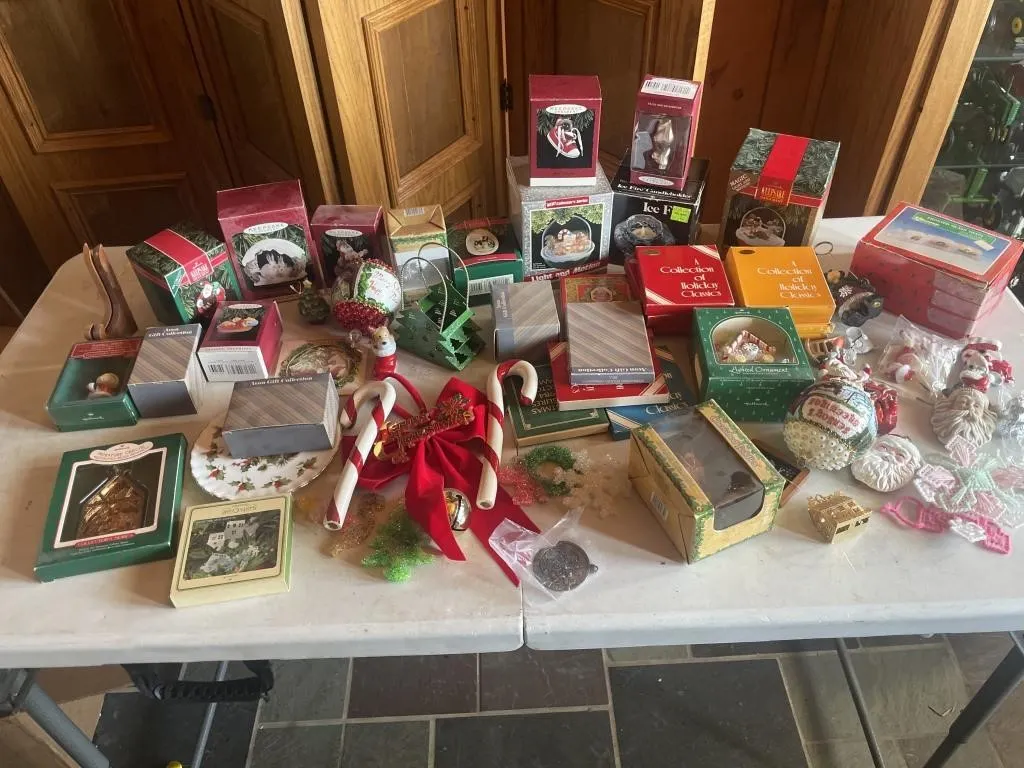 Christmas ornaments and decor