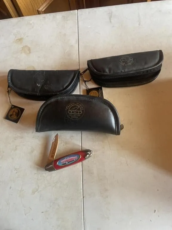Knife cases, 57 Bel-Air knife