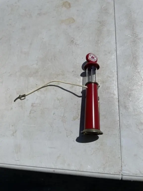 Miniature Red crown visible gas pump