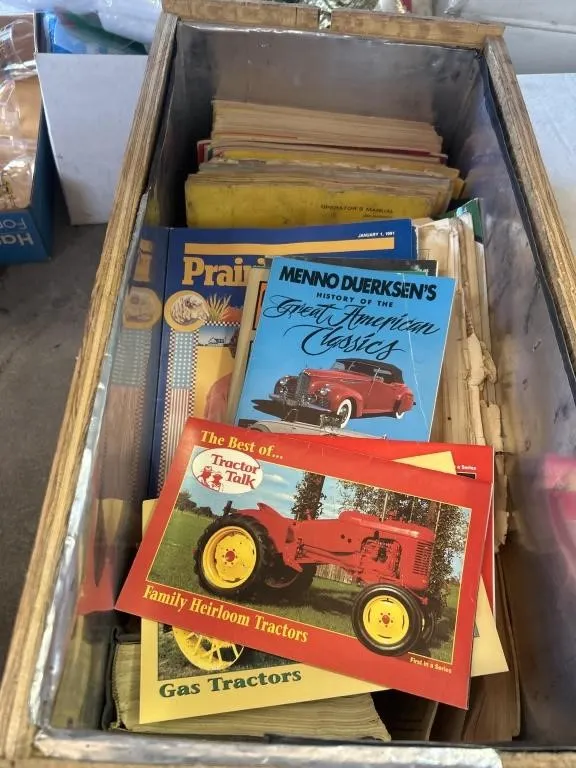 Farm books and magazines