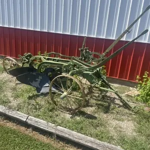 Antique two bottom plow