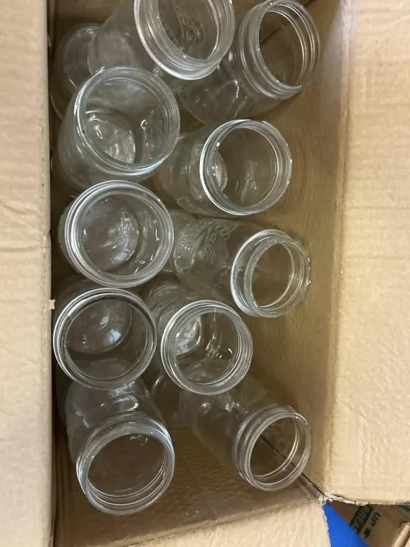 Pints Mason jars