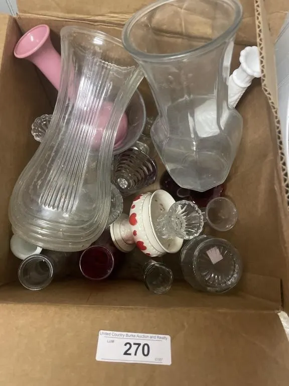 Glass & ceramic vases