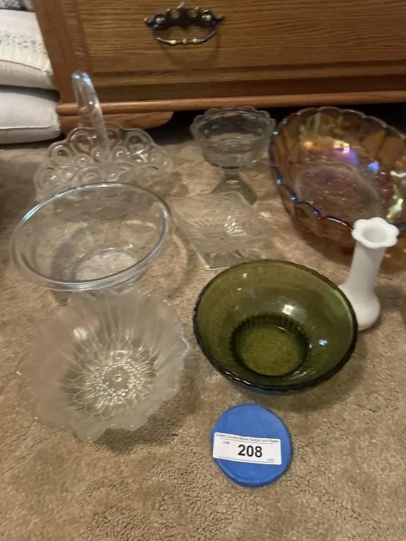 Fruit bowl, miscellaneous glassware, bowls, candy