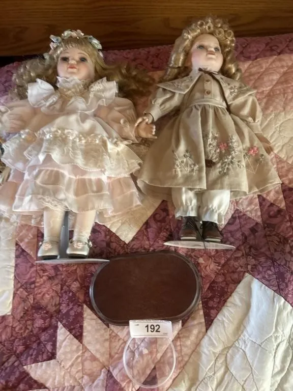 Dolls and stand