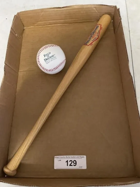 Field of dreams bat & ball