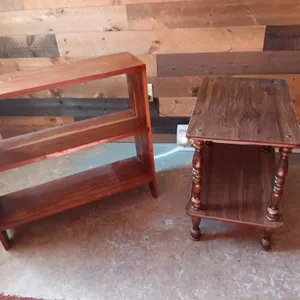 Book shelf 32x9.75x30 & side table 16x24x23