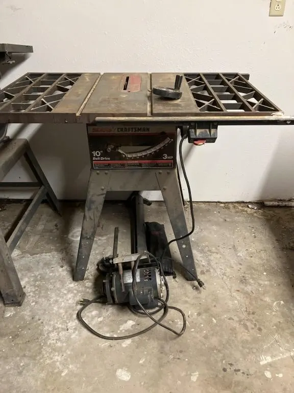 Craftsman/Sears 10 Inch. Belt Drive table saw 3HP